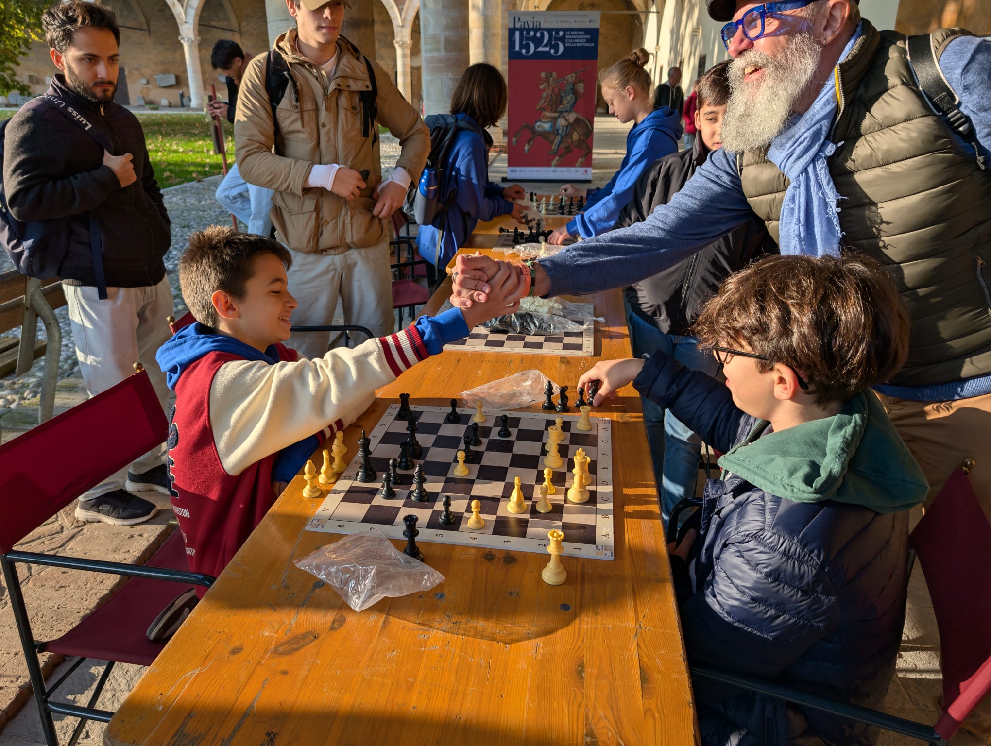 Torneo internazionale di scacchi al Castello Visconteo di Pavia